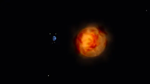 Ember Veil at the centre. 5 planets and 13 moons around it.